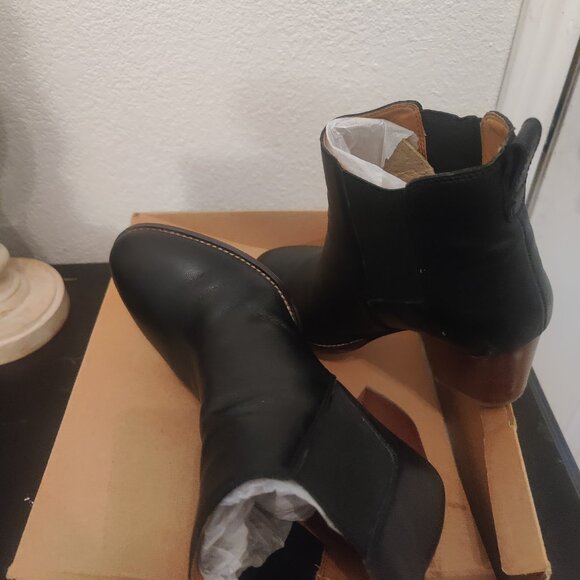 J.Crew Factory Rory Leather Heeled Boots - Picture 3 of 5